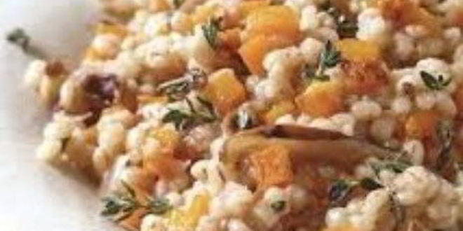 Рецепт перловки с тыквой и грибами