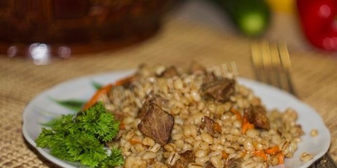 Рецепт перловки в духовке в горшочке с мясом говядины