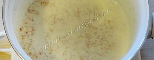 Шаг 5: пшеничной каши на молоке