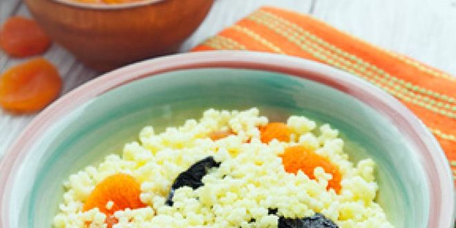 Рецепт пшеничной каши с сухофруктами