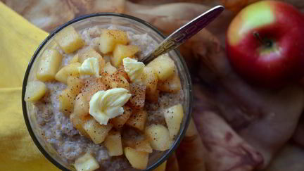 Рецепт Пшеничной каши с томлеными яблоками