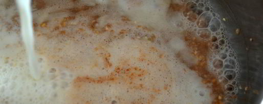 Шаг 1: пшеничной каши с томлеными яблоками