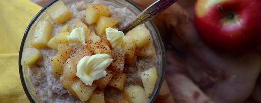 Шаг 4: пшеничной каши с томлеными яблоками