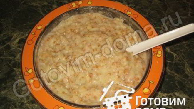 Рецепт Пшеничной каши с яблоком