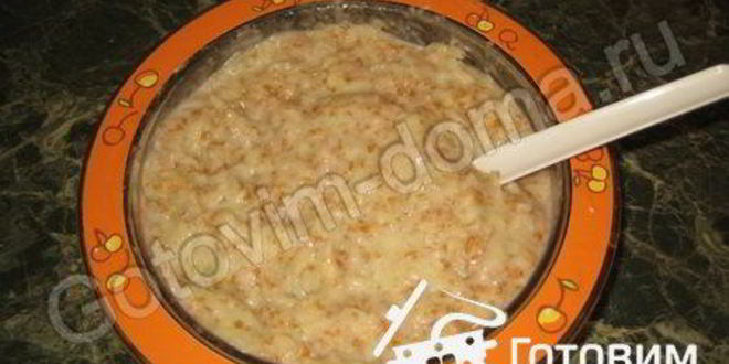Рецепт пшеничной каши с яблоком