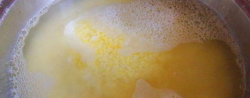 Шаг 1: каши пшенной с грушами и изюмом