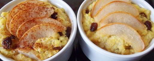 Шаг 11: каши пшенной с грушами и изюмом