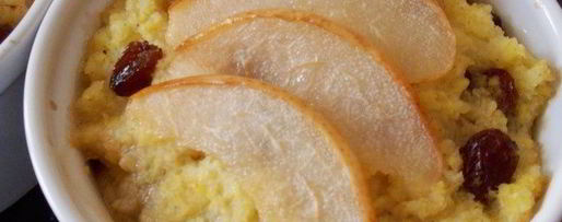 Шаг 12: каши пшенной с грушами и изюмом