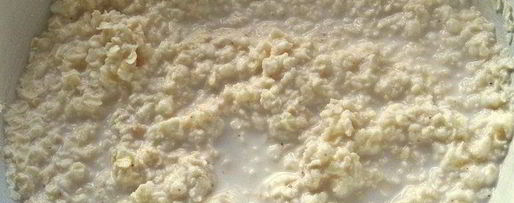 Шаг 1: каши пшенной, запеченной под персиком