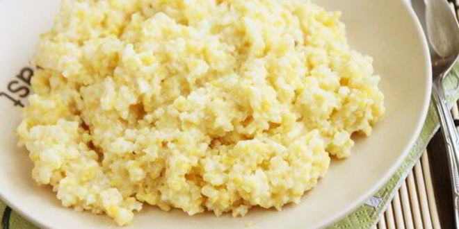 Рецепт кукурузна-пшенной каша с кунжутом