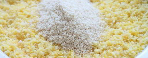 Шаг 4: кукурузна-пшенной каша с кунжутом