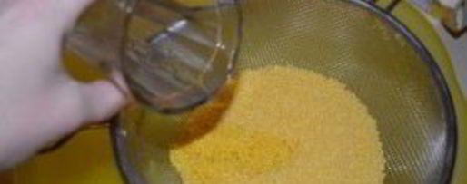 Шаг 1: молочной пшенной каши с тыквой