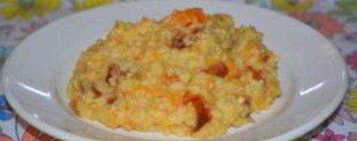 Шаг 5: молочной пшенной каши с тыквой