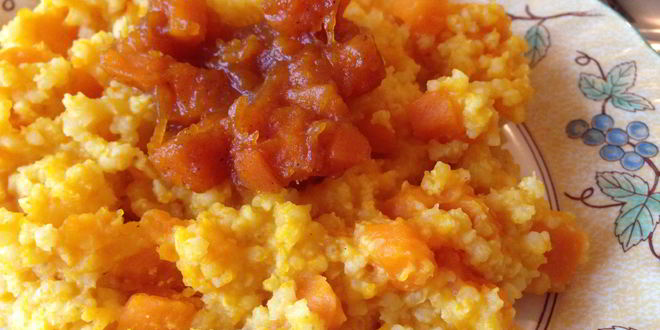 Рецепт простой пшенной каши с тыквой