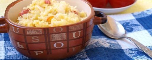 Шаг 4: пшеной каши с квашеной капустой