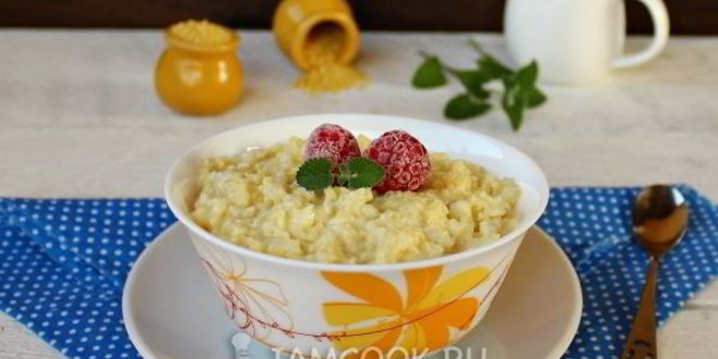 Рецепт пшенной каши детям