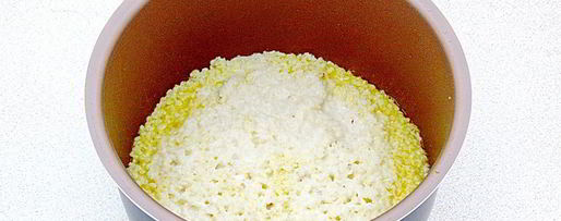 Шаг 2: пшенной каши на молоке в мультиварке