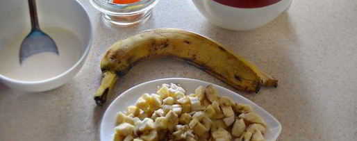 Шаг 1: пшенной каши с бананом к завтраку