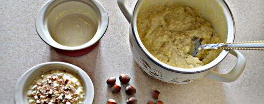 Шаг 2: пшенной каши с бананом к завтраку