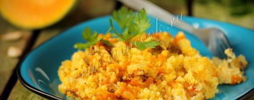 Шаг 7: пшенной каши с фаршем и тыквой в мультиварке