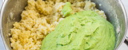 Шаг 5: пшенной каши с горошком