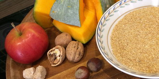 Рецепт пшенной каши с карамельной тыквой