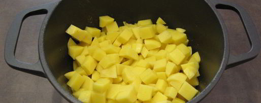 Шаг 5: пшенной каши с картофелем и свининой