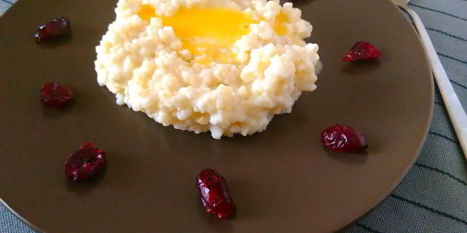 Рецепт пшенной каши с клюквой