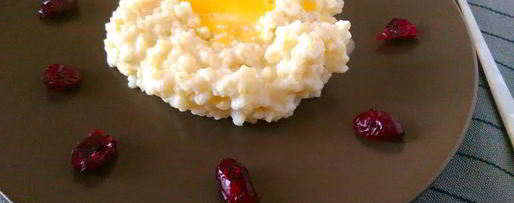 Шаг 3: пшенной каши с клюквой