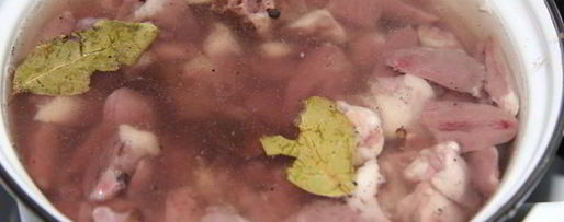 Шаг 2: пшенной каши с куриными сердечками