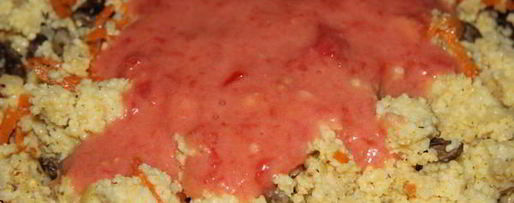 Шаг 8: пшенной каши с куриными сердечками