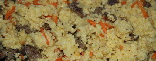 Шаг 9: пшенной каши с куриными сердечками