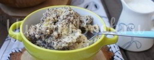 Шаг 6: пшенной каши с маком в мультиварке