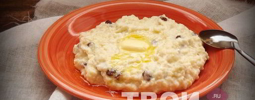 Шаг 6: пшенной каши с творогом и изюмом