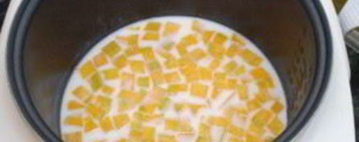 Шаг 3: пшенной каши с тыквой на молоке