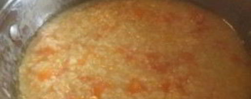 Шаг 4: пшенной каши с тыквой на воде