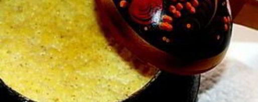 Шаг 3: пшенной каши в чугунке