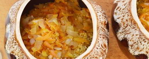 Шаг 6: пшенной каши в горшочках