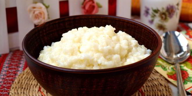 Рецепт рисова-пшенной каша на молоке