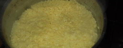 Шаг 3: томленой пшенной каши со свининой