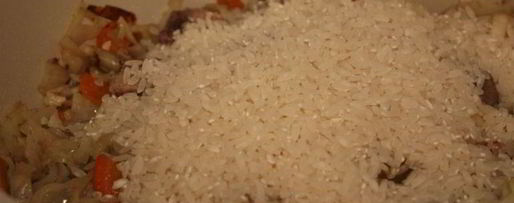 Шаг 3: ароматной рисовой каши с мясом и капустой