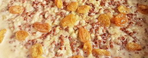 Шаг 7: гречнева-рисовой каша на молоке