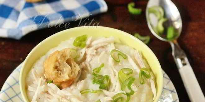 Рецепт китайской рисовой каши с курицей