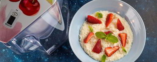 Шаг 6: клубничной рисовой каши на завтрак