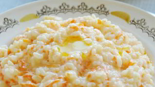 Рецепт Молочной рисовой каши с тыквой