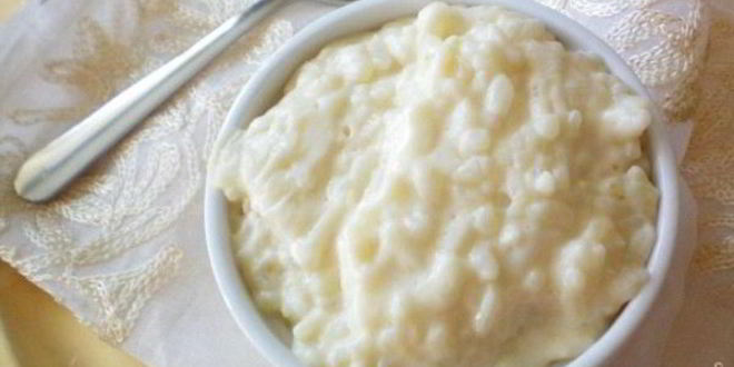 Рецепт молочной рисовой каши в мультиварке