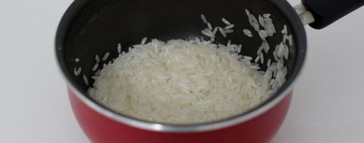 Шаг 1: рисовой каши на кокосовом молоке с бананом