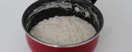 Шаг 3: рисовой каши на кокосовом молоке с бананом