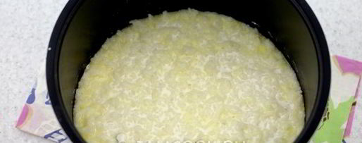 Шаг 5: рисовой каши на молоке в мультиварке