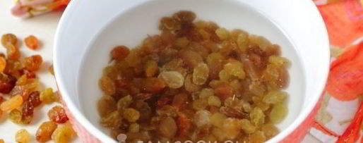 Шаг 6: рисовой каши на воде с изюмом